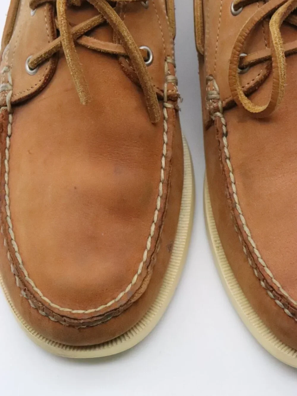 Allen Edmonds Maritime Boat Shoes Men's Size 10.5 D Brown Leather Moc Slip-On